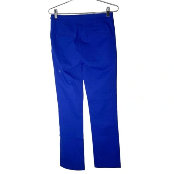 NWT Kit & Ace Straight Leg Pull Pant Vibrant Blue size 2 - Picture 2 of 7